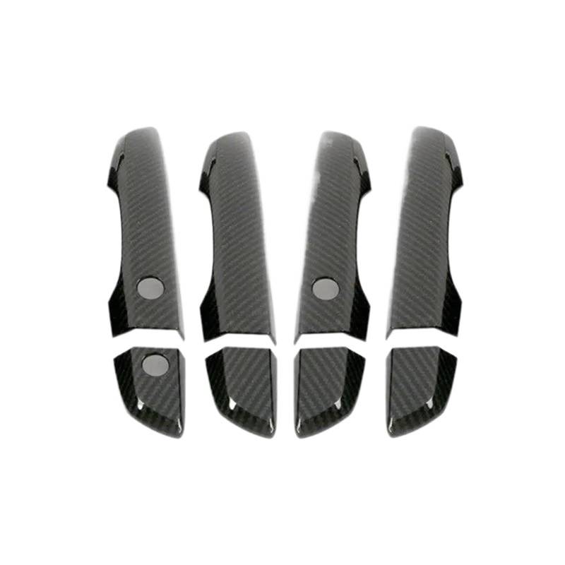 Fahrertür Außentürgriff Für Civic 2016-2020 Carbon Fiber Texture/Glänzend Schwarz Auto Styling Außentür Griff Abdeckung LHD Beifahrerseite Aussen Außentürgriff(B Carbon Texture) von UMDJJU