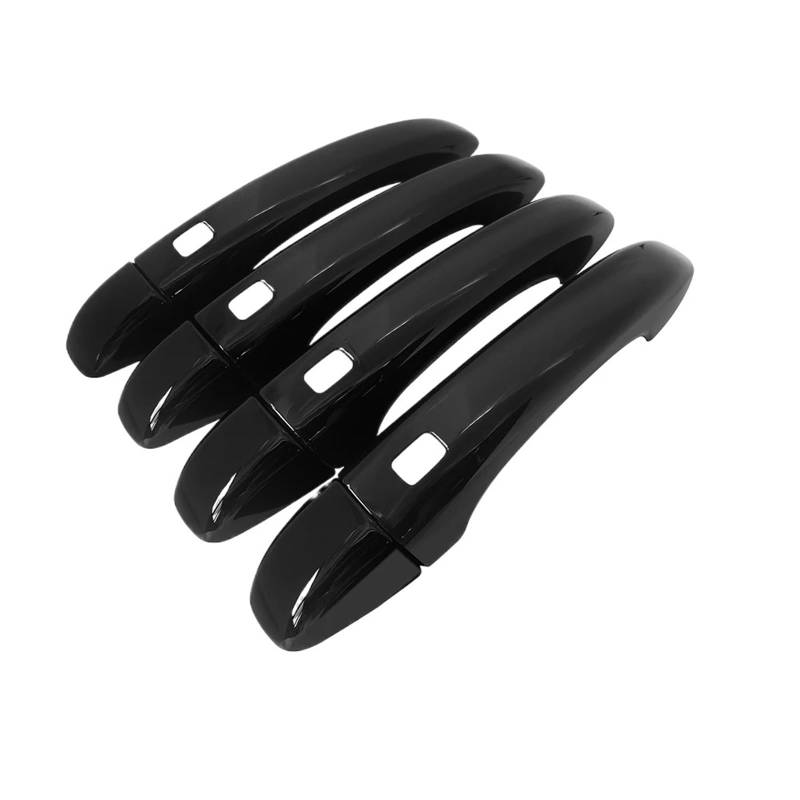 Fahrertür Außentürgriff Für Megane IV Für MK4 2016-2021 Auto Schwarz Türgriff Türgriff Abdeckung Auto Zubehör Aufkleber Trim Set Chrom Beifahrerseite Aussen Außentürgriff(4 Smart Button) von UMDJJU