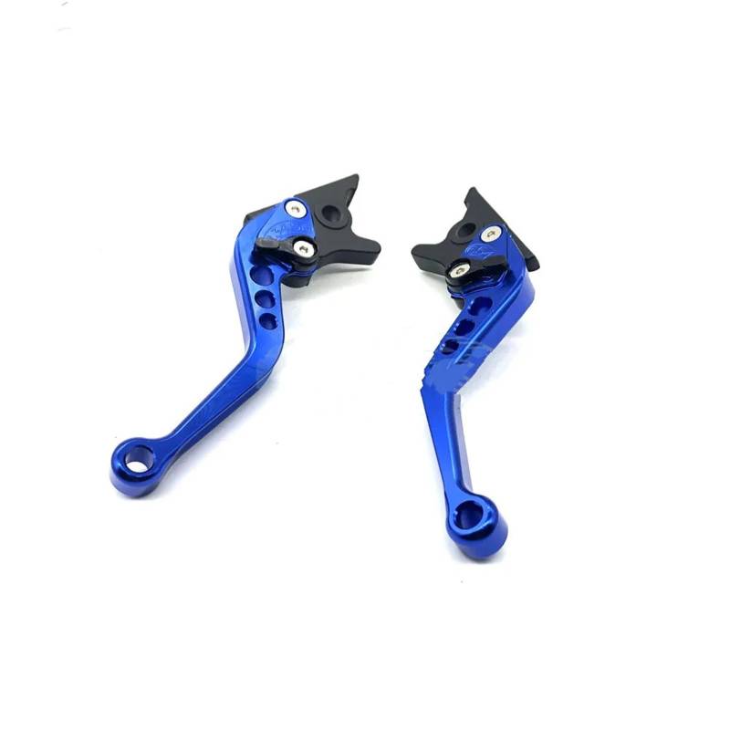 Motorrad Kupplung Bremsgriffhebel FÜR Suzuki FÜR GY6 FÜR Xmax FÜR 400 1 Paar Motorrad Kupplung Bremsgriff Hebel Universal Bremshebel Griff Doppelscheibe(Blue) von UMDJJU