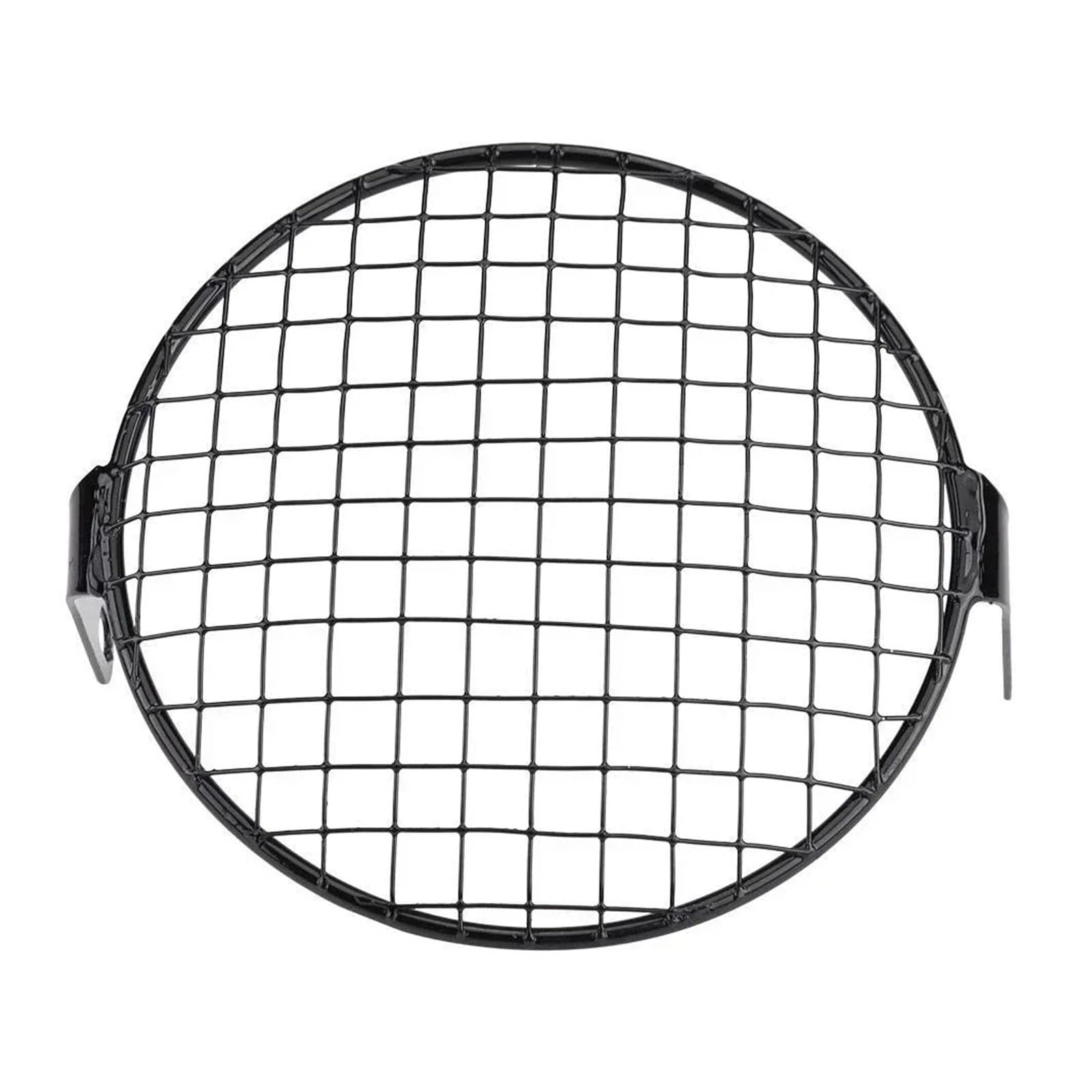 Motorrad Scheinwerfer Abdeckung Eingetroffen 7 Zoll Motorrad Scheinwerfer Mesh Grill Maske Protector Guards Quadratische Metallabdeckung Motorrad Zubehör Lampenschirm(Type A) von UMDJJU