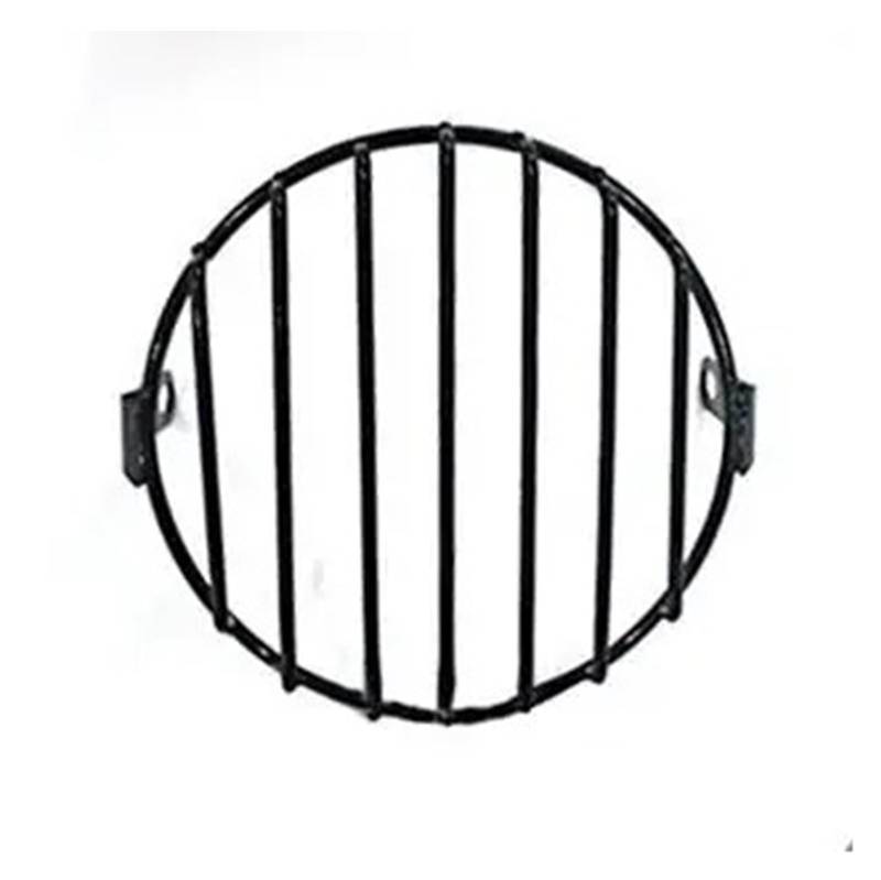 Motorrad Scheinwerfer Abdeckung Für CG125 Für GN125 Motorrad Scheinwerfer Schutzfolie 6,5 Zoll Motorrad Licht Lampe Metallabdeckung Mesh Grill Maske Lampenschirm(Clear) von UMDJJU