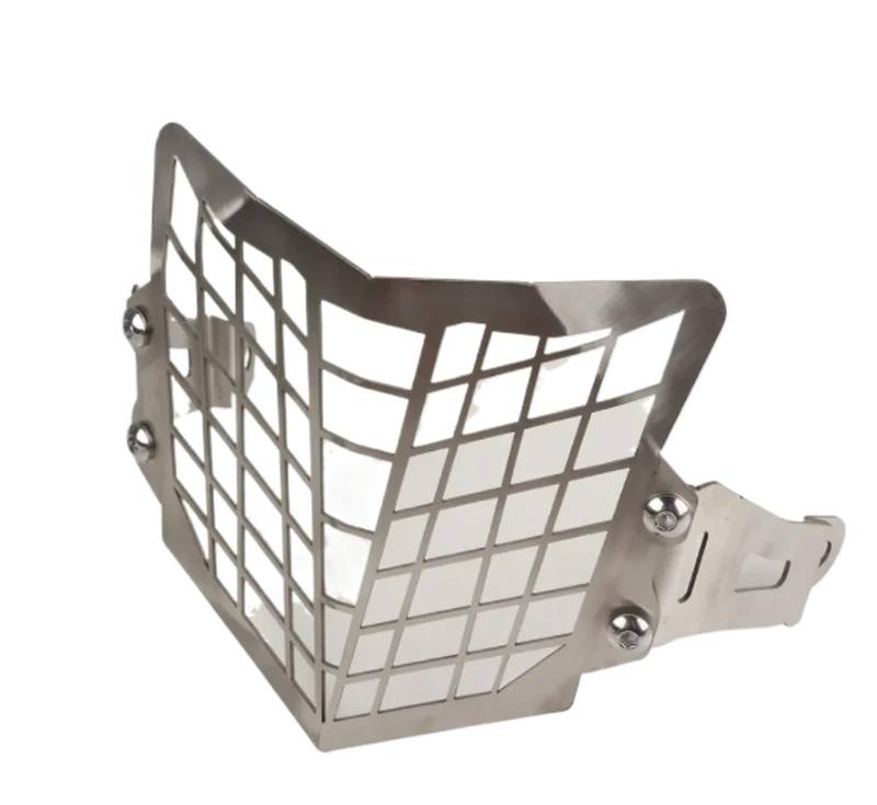 Motorrad Scheinwerfer Abdeckung Für CRF300L Für CRF300 Für Rallye Für CRF 300 L Scheinwerfer Schutz Protector Grille Schutzhülle Zubehör Lampenschirm(for CRF300L(Silver)) von UMDJJU