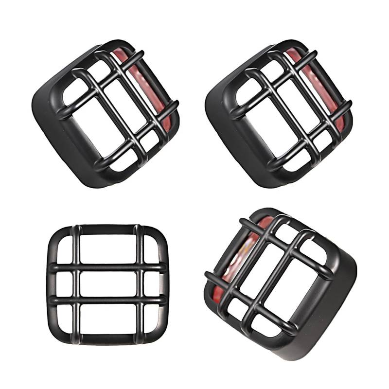 Motorrad Scheinwerfer Abdeckung Für CT125 Für Trail 125 Für Hunter Für Cub 2020-2023 Motorrad Matt Schwarz Scheinwerfer Blinker Rücklicht Grill Abdeckung Lampenschirm(4XTurn Signal Cover) von UMDJJU