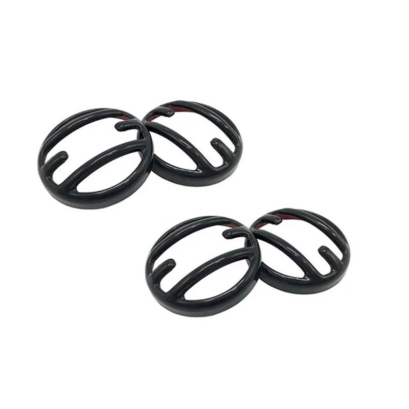 Motorrad Scheinwerfer Abdeckung Für Rebel Für CMX 500 300 1100 Für ABS 2020-2023 Schwarz Scheinwerfer Blinker Rücklicht Grill Coverf Lampenschirm(4XTurn Signal Grill) von UMDJJU