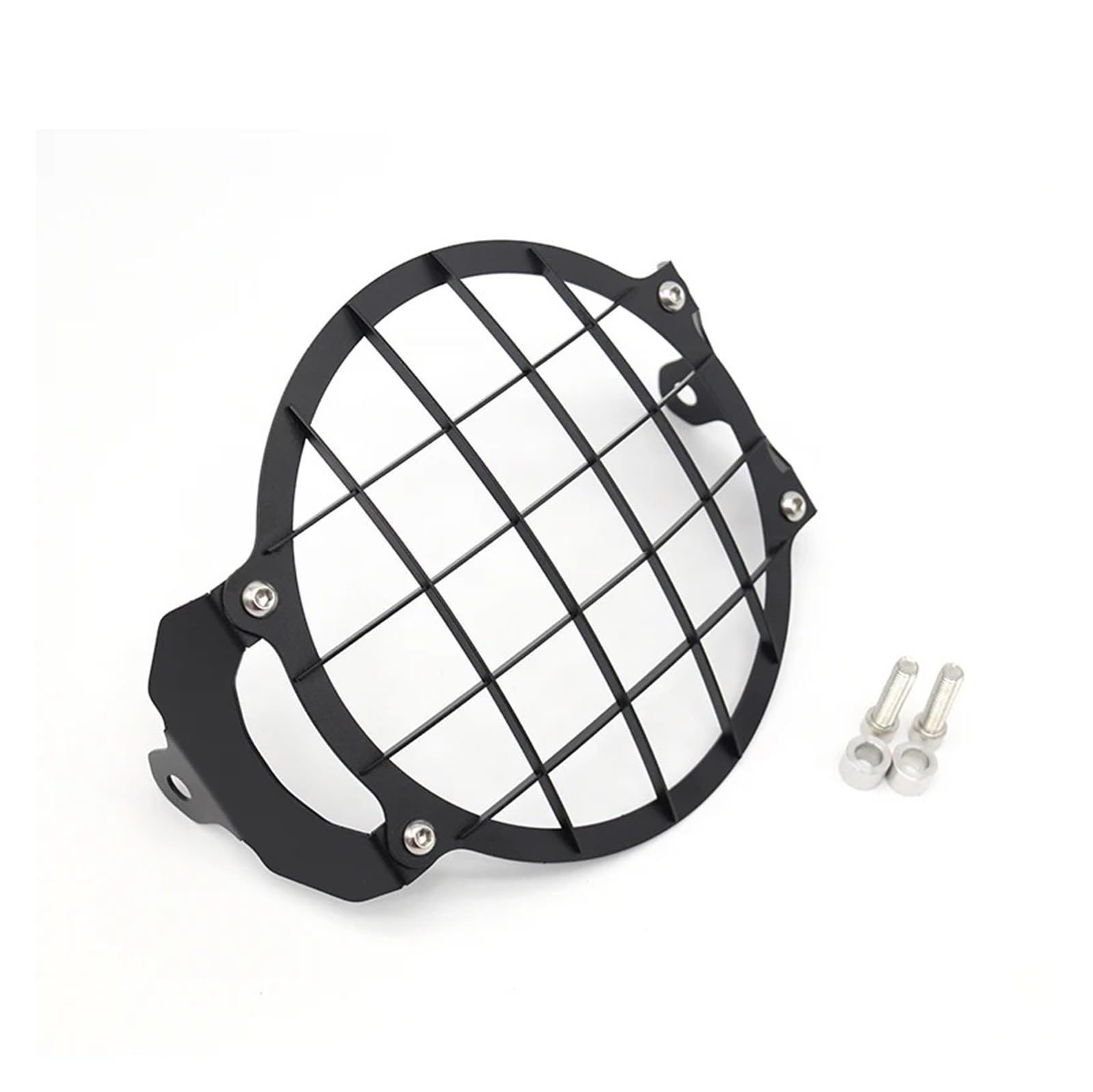 Motorrad Scheinwerfer Abdeckung Für Triumph Für Speed ​​400 Modifizieren Der Scheinwerferschutzabdeckung Retro-Scheinwerferschutz Scheinwerfergrill Schwarz Lampenschirm(Scrambler 400X) von UMDJJU