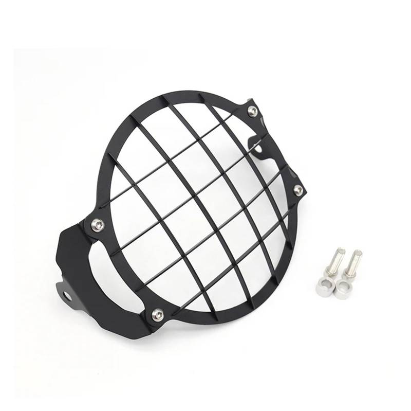 Motorrad Scheinwerfer Abdeckung Für Triumph Für Speed ​​400 Modifizieren Der Scheinwerferschutzabdeckung Retro-Scheinwerferschutz Scheinwerfergrill Schwarz Lampenschirm(Scrambler 400X) von UMDJJU