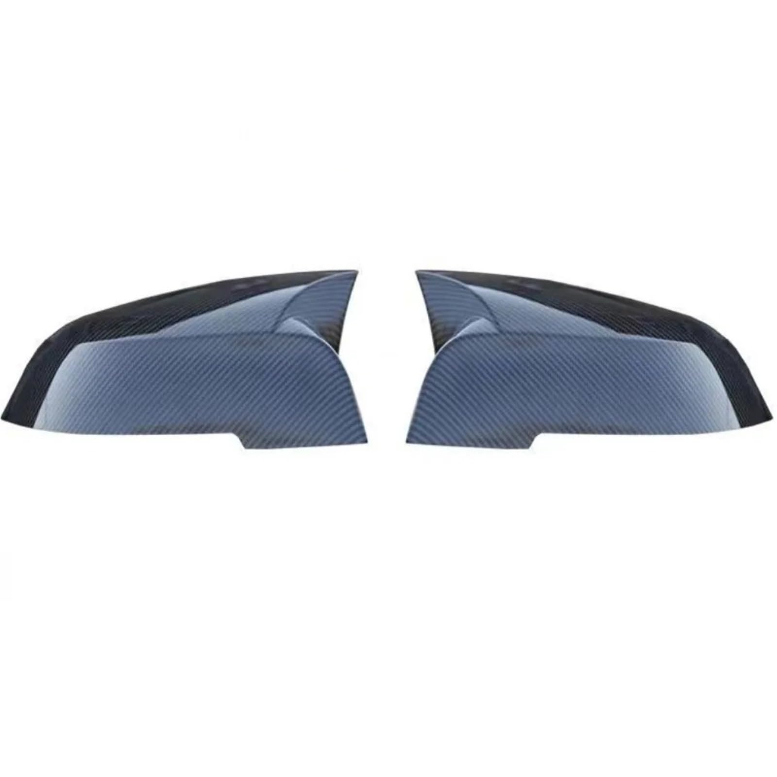 Spiegelkappen Für 1 2 3 4 Serie F20 F22 F23 F30 F31 F32 F33 F34 F36 2012 - UP Look Ersatz Stil Glänzend Schwarz Carbon Fiber Spiegel Cov Rückspiegel Abdeckung(Carbon Fiber Look) von UMDJJU