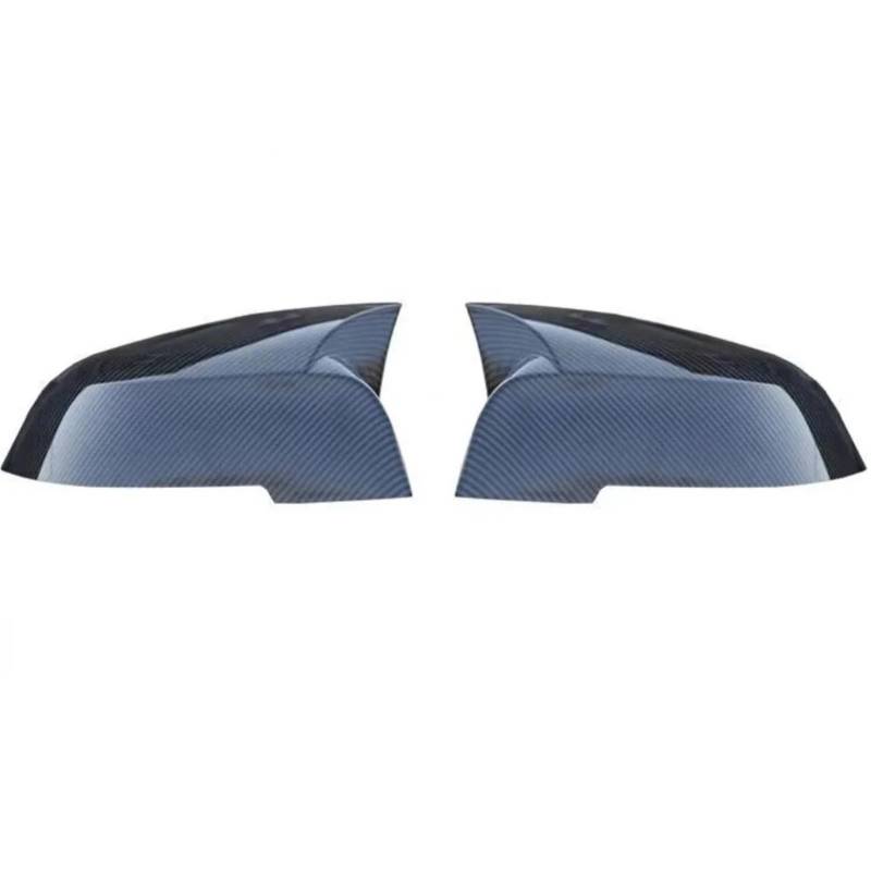 Spiegelkappen Für 1 2 3 4 Serie F20 F22 F23 F30 F31 F32 F33 F34 F36 2012 - UP Look Ersatz Stil Glänzend Schwarz Carbon Fiber Spiegel Cov Rückspiegel Abdeckung(Carbon Fiber Look) von UMDJJU