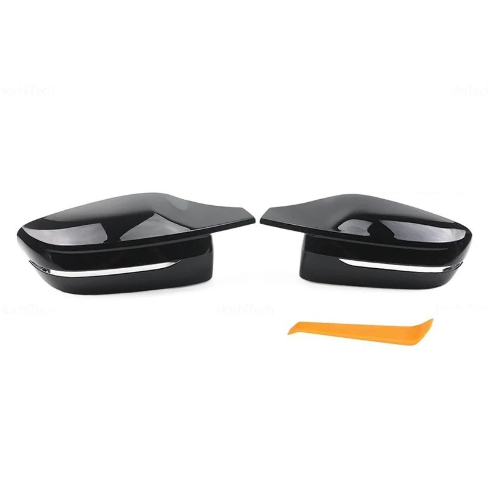 Spiegelkappen Für 3 4 5 7 8 Serie G20 G21 G30 G38 G22 G23 G11 G12 G15 G16 Carbon Fiber Glossy Black Ersatz Seitenspiegelabdeckungen Kappe Rückspiegel Abdeckung(LHD-Black) von UMDJJU