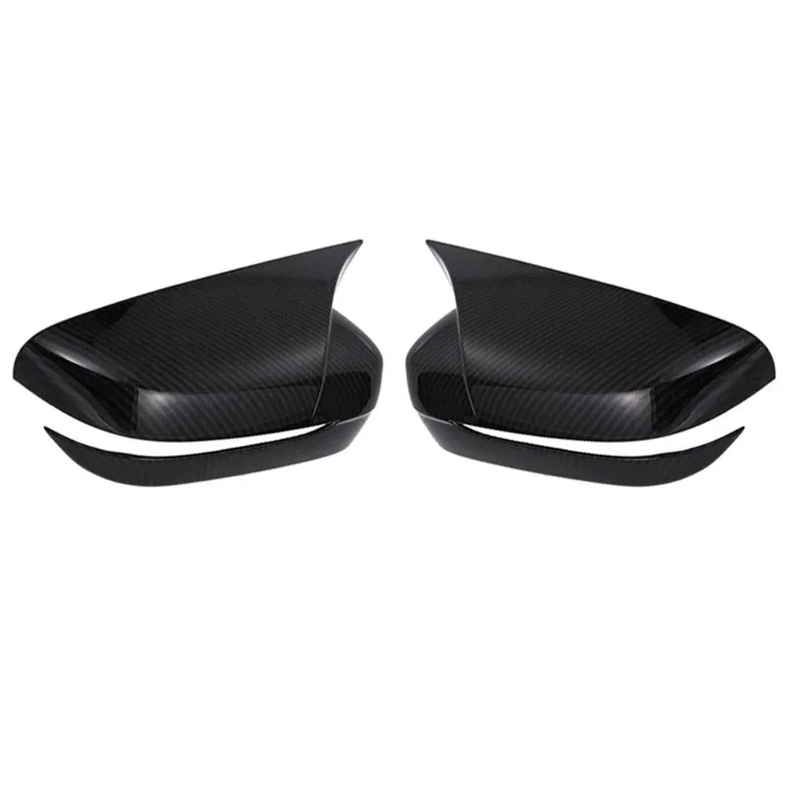 Spiegelkappen Für 3er/5er/6er/7er/8er G11 G12 G14 G15 G16 G20 G21 G30 G31 2019 2020 LHD Carbon Fiber Außenspiegelabdeckung Verkleidung Rückspiegel Abdeckung(Carbon Fiber Pattern) von UMDJJU