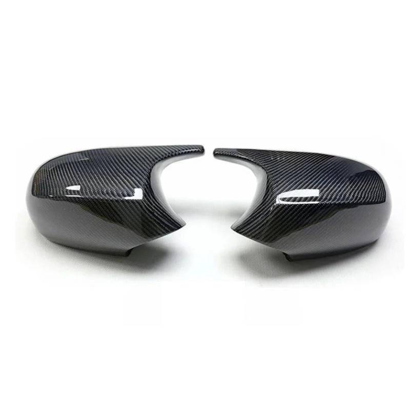 Spiegelkappen Für 3er E90 E92 E93 Horn Rückspiegelschale 325i1 Serie E87 Modifizierter Kohlenstoff-Faser Für M3 Außenabdeckung Auto Accessori Rückspiegel Abdeckung(Late Carbon brazing) von UMDJJU