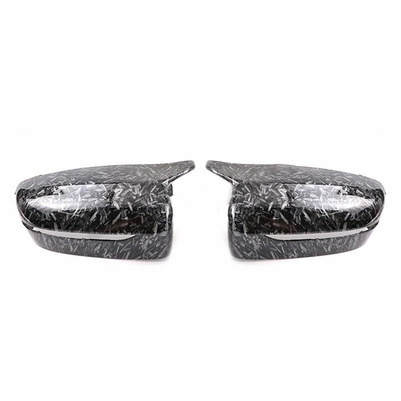 Spiegelkappen Für 4 5 7 8 Serie G11 G12 G14 G15 G16 G22 G23 G24 G30 G31 G38 Auto Rückansicht Seitenflügel Spiegelkappe Schwarzes Carbonfasermuster Rückspiegel Abdeckung(Forged pattern-2pcs) von UMDJJU