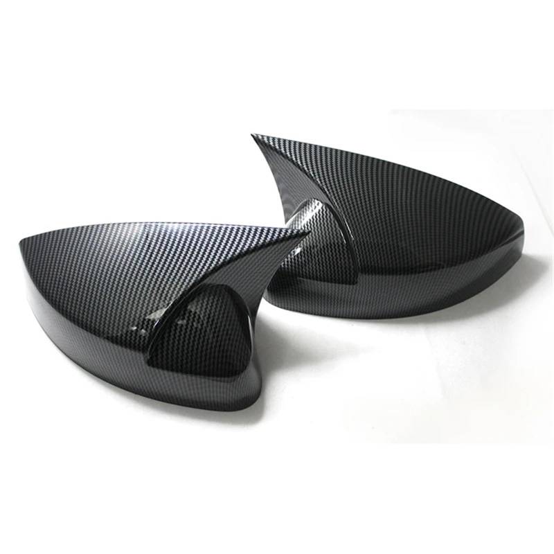 Spiegelkappen Für A3 S3 8V RS3 2013 2014 2015 2016 2017 2018 2019 Rückspiegelgehäuseabdeckung Carbonfasermuster Oder Schwarze Abdeckung Rückspiegel Abdeckung(Carbon Pattern) von UMDJJU