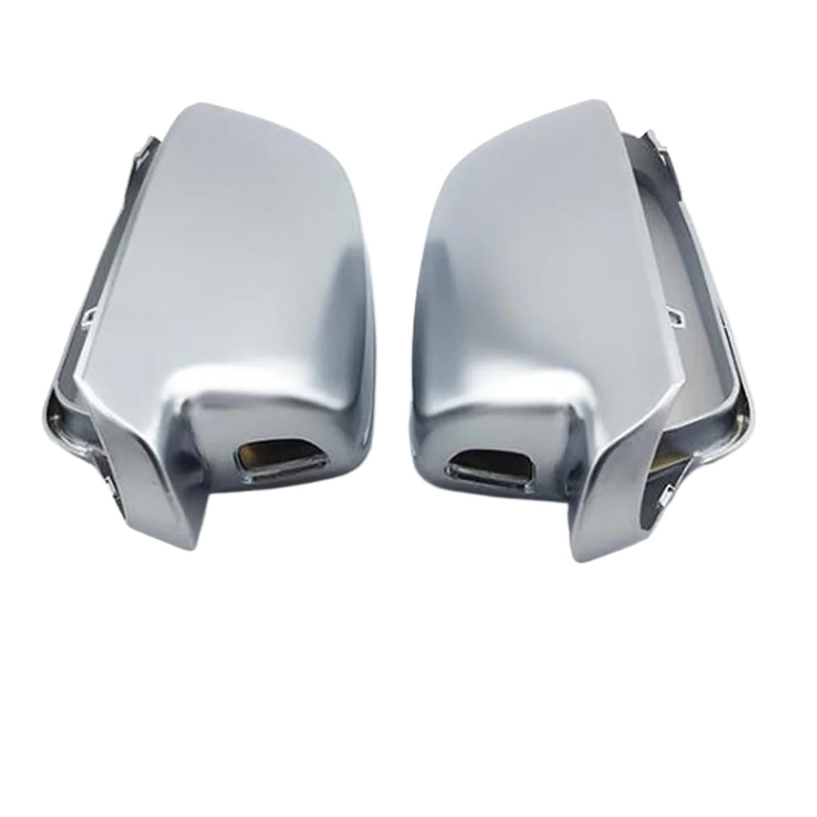 Spiegelkappen Für A4 B8.5 Für A3 Für A5 S5 RS5 Autospiegelabdeckung Mattchrom Silber Rückspiegelabdeckung Schutzkappe Auto-Styling Rückspiegel Abdeckung(with Side Assist) von UMDJJU