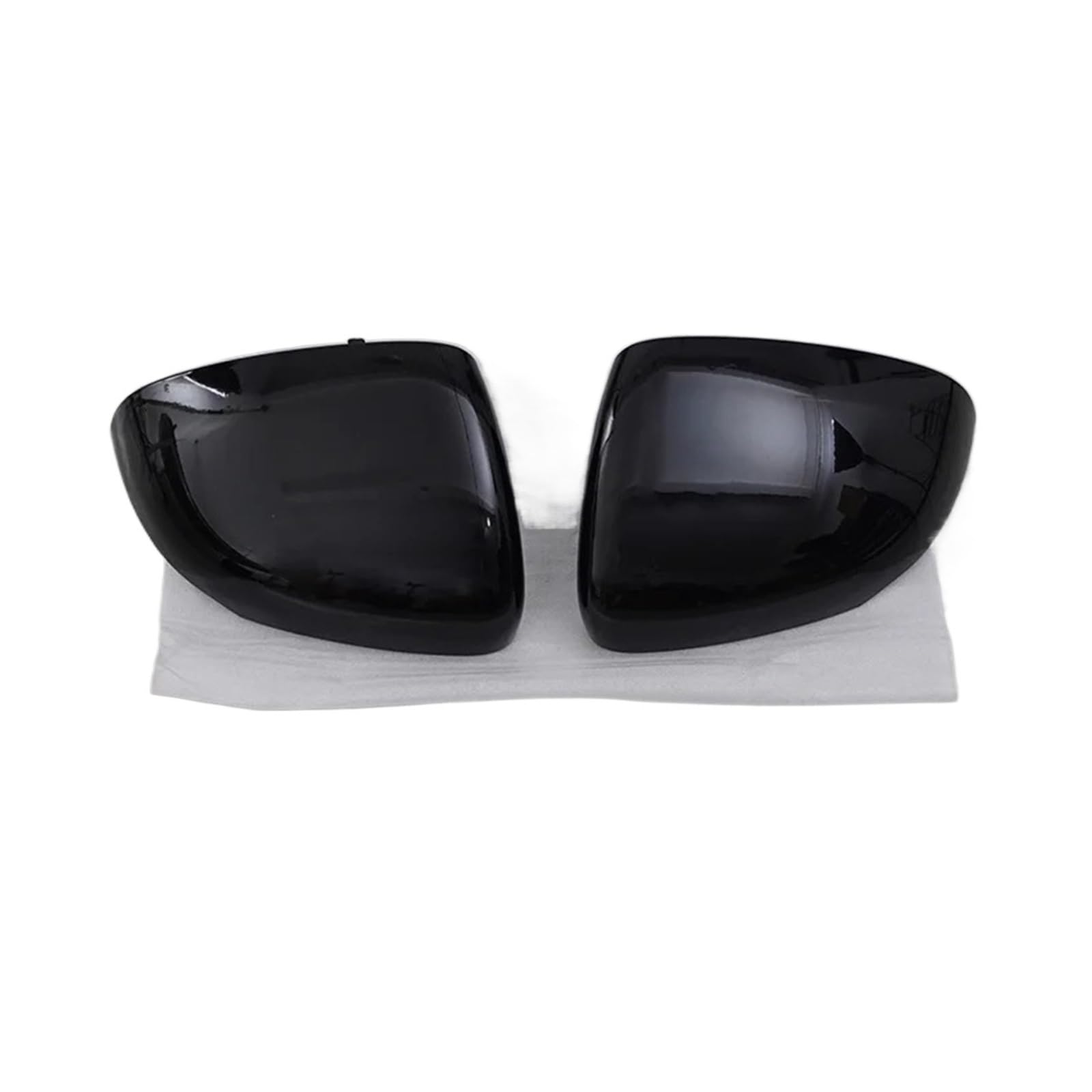 Spiegelkappen Für Benz A-Klasse W177 Für CLA C118 2019-2022 Rückspiegelabdeckung Gehäuse Seitenflügelspiegelkappe Ersatz Autozubehör Rückspiegel Abdeckung(Glossy Black Pair) von UMDJJU