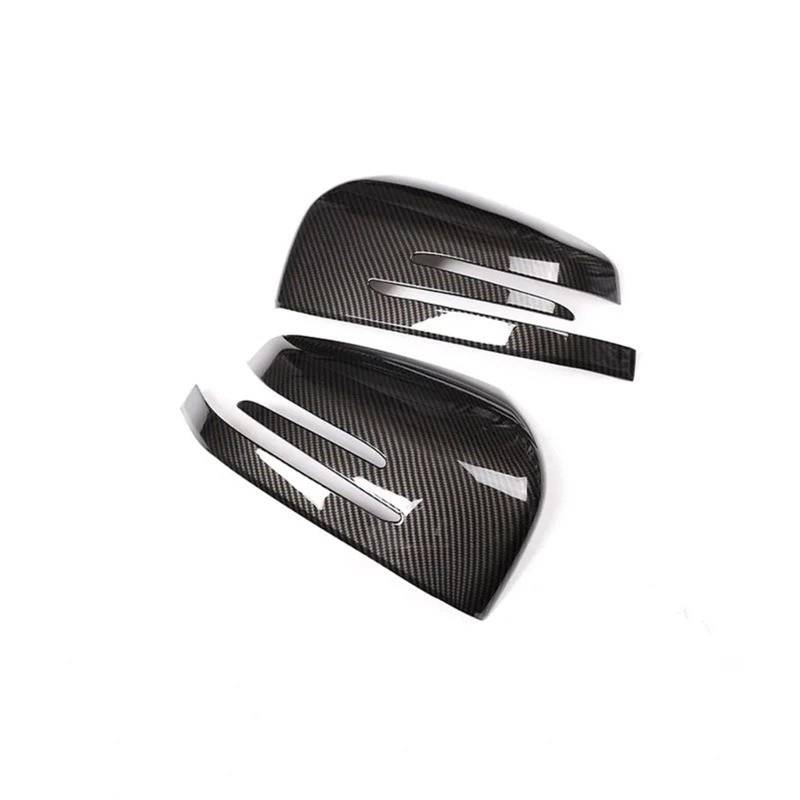 Spiegelkappen Für Benz G-Klasse W463 2013-2018 ABS Carbon Fiber/schwarz Auto Seite Rückspiegel Kappe Abdeckung Trim Auto Zubehör Rückspiegel Abdeckung(Carbon Fiber) von UMDJJU