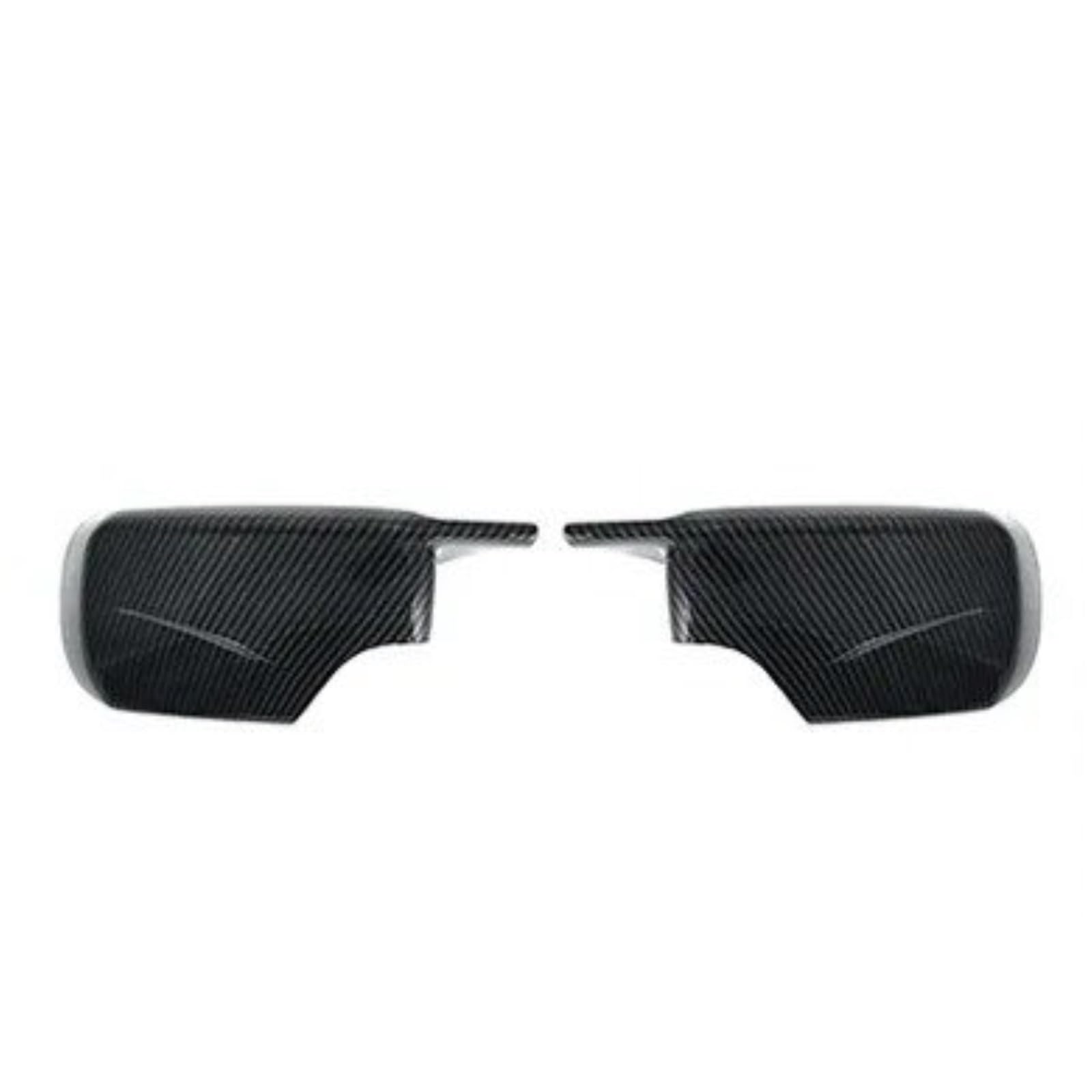 Spiegelkappen Für E46 316i 318i 318d 320d 320i 325i 328i 330d 330i 1998-2005 Carbon Fiber Pattern Black Side Spiegelabdeckungskappen Ersatz Rückspiegel Abdeckung(Carbon Fiber Look) von UMDJJU