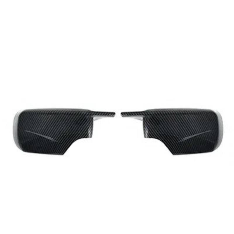 Spiegelkappen Für E46 316i 318i 318d 320d 320i 325i 328i 330d 330i 1998-2005 Carbon Fiber Pattern Black Side Spiegelabdeckungskappen Ersatz Rückspiegel Abdeckung(Carbon Fiber Look) von UMDJJU
