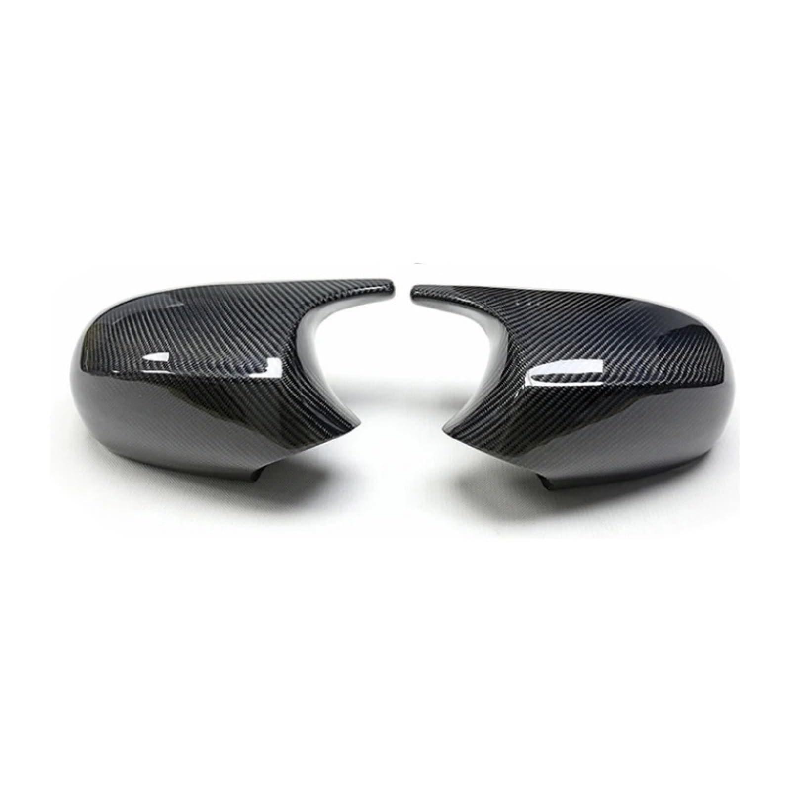 Spiegelkappen Für E90 E91 E92 E93 E81 E87 E82 E88 3 1 Serie 1 Paar Weiße M Stil Seitenspiegel Abdeckkappen Rückspiegel Abdeckung(A Carbon Fiber) von UMDJJU