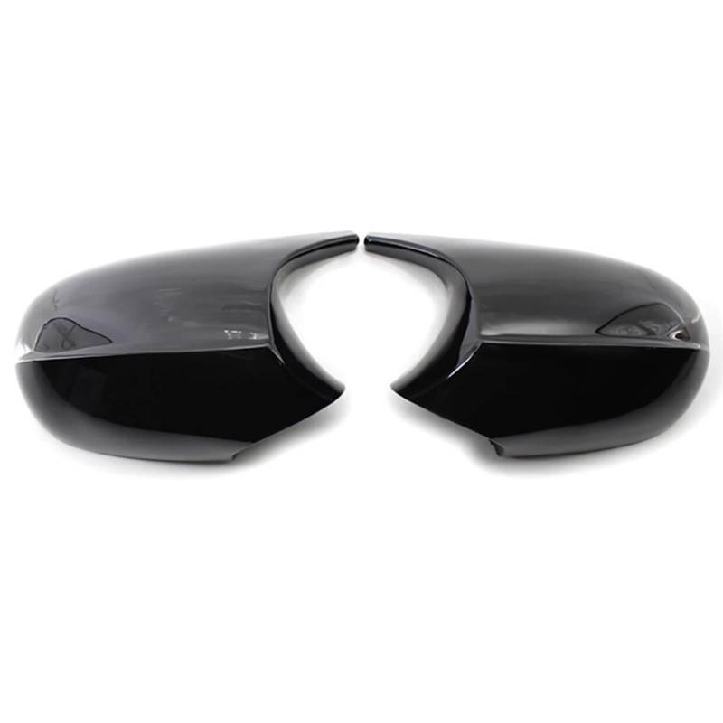 Spiegelkappen Für E90 E91 E92 E93 E81 E87 E82 E88 3 1 Serie M Ersatz Rückspiegel Abdeckungen Kappe Zubehör Carbon Fiber Gloss Rückspiegel Abdeckung(Black4 B) von UMDJJU