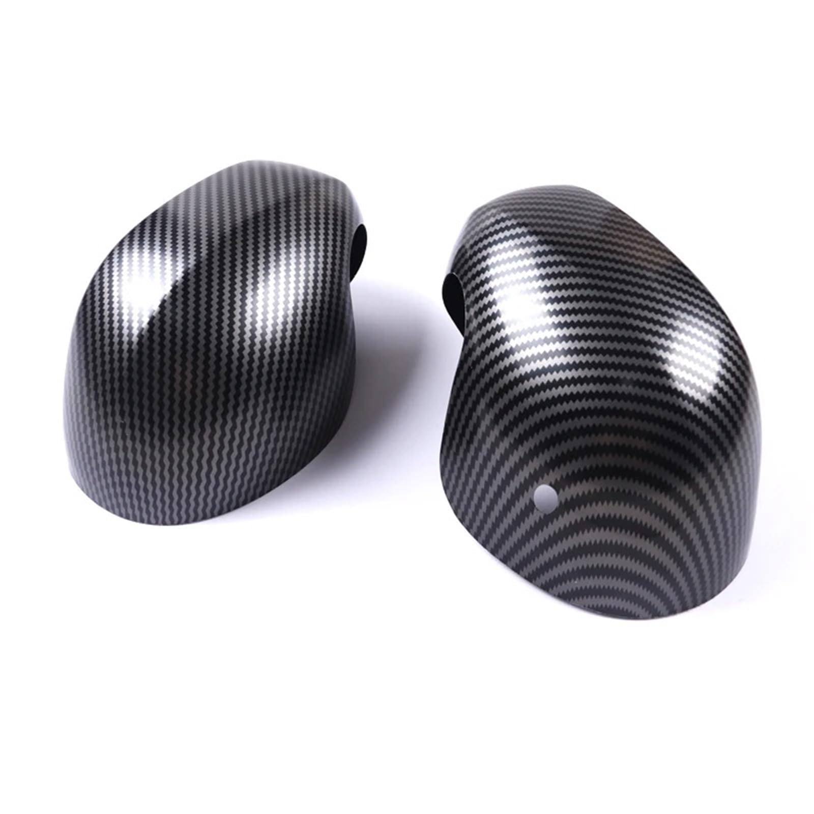 Spiegelkappen Für MINI Für Cooper S 2020 2021 2022 2023 Für Countryman Für F60 F54 F55 F56 F57 Rückspiegelabdeckungen Rückspiegel Abdeckung(Carbon Fiber,Without Hole) von UMDJJU