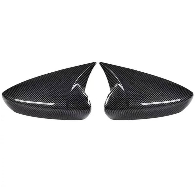 Spiegelkappen Für Mazda 3 Für Axela 2019 2020 2021 2022 2023 Auto Rückspiegel Seitenspiegel Abdeckung Flügelkappe Außentürgehäuse Verkleidung Carbonfaser-Look Rückspiegel Abdeckung(with Horn Carbon) von UMDJJU