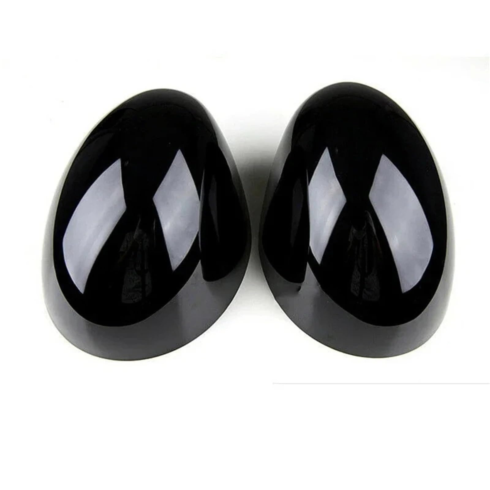 Spiegelkappen Für Mini F54 F55 F56 F57 F60 (RHD-Rechtslenker) Schwarz Glänzende Außenspiegel-Abdeckkappe 51167401229 51167401230 51167401231 Rückspiegel Abdeckung von UMDJJU