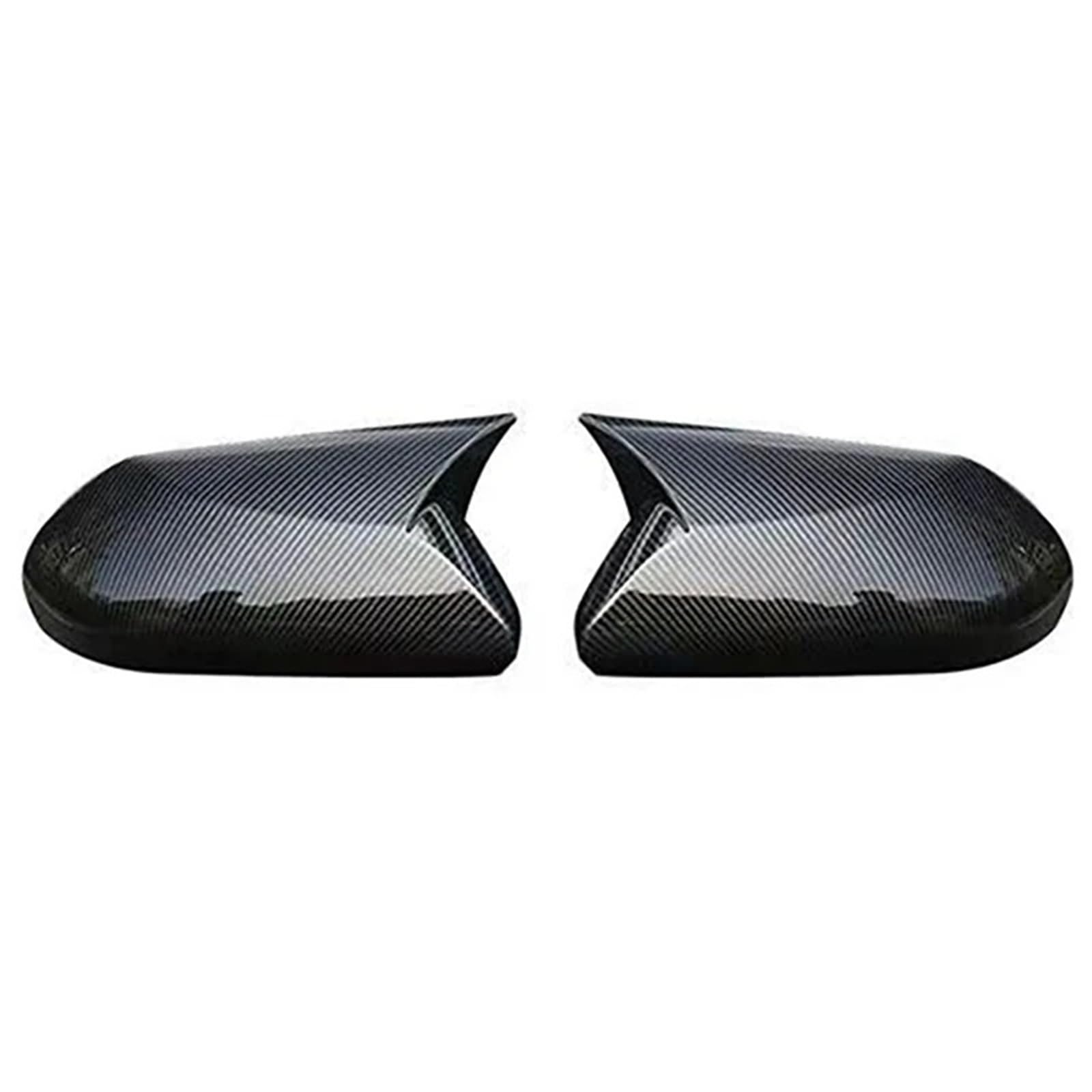 Spiegelkappen Für Prius 2017-2021 2 Stück Seitenrückspiegel-Abdeckkappen Zierleisten Glänzend Schwarz Kohlefaser Auto-Außenaufkleber Rückspiegel Abdeckung(Carbon Look) von UMDJJU