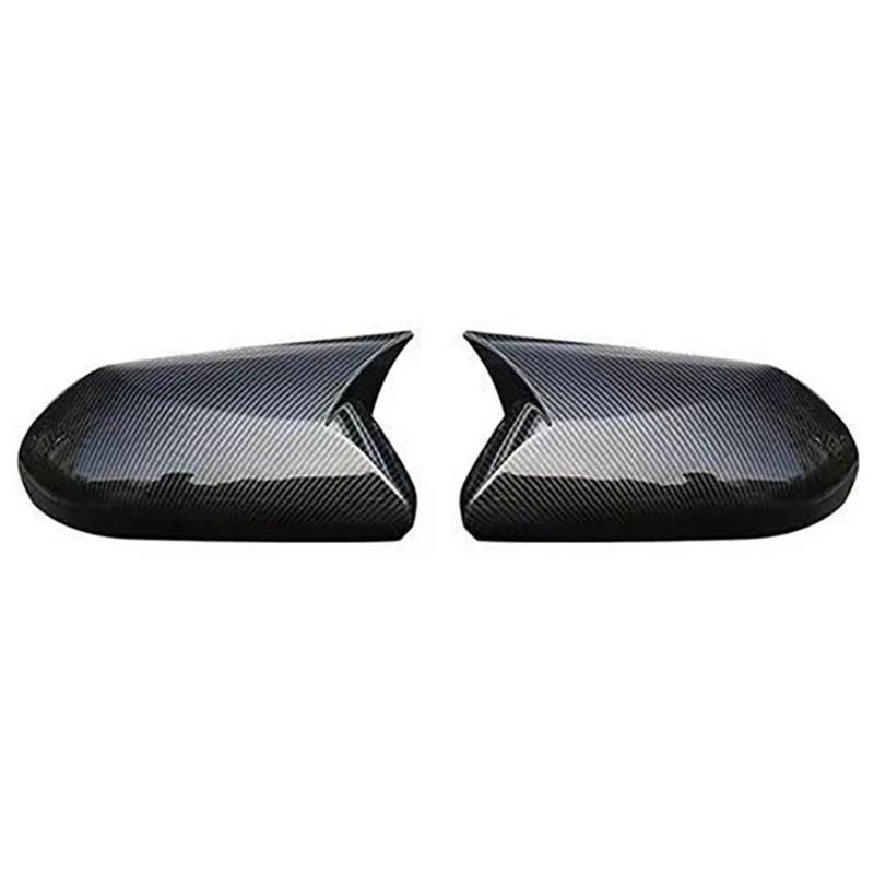Spiegelkappen Für Prius 2017-2021 2 Stück Seitenrückspiegel-Abdeckkappen Zierleisten Glänzend Schwarz Kohlefaser Auto-Außenaufkleber Rückspiegel Abdeckung(Carbon Look) von UMDJJU