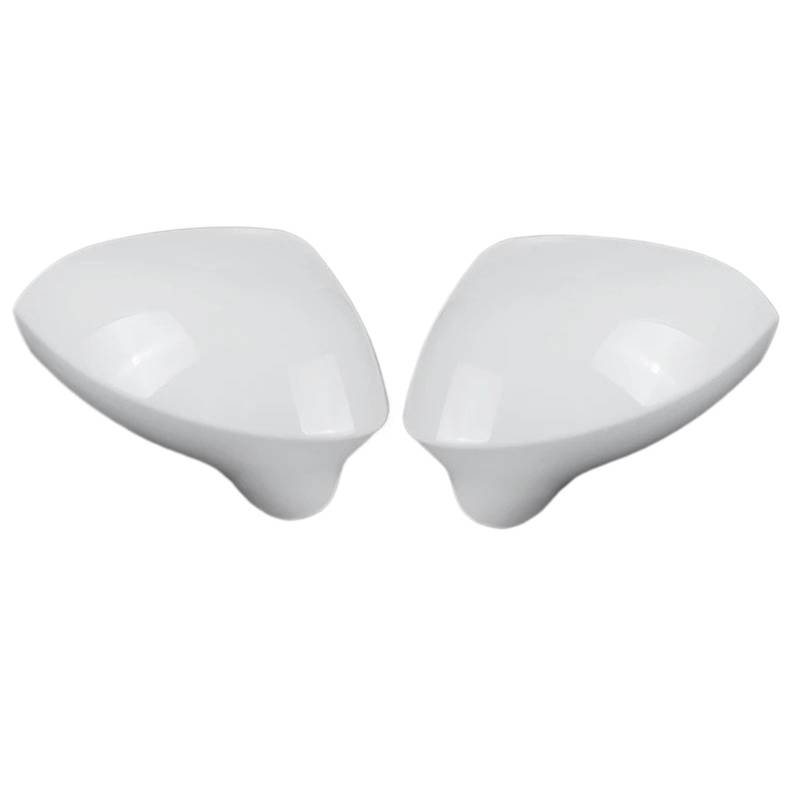 Spiegelkappen Für Seat Für Ibiza 2008 2009 2010 2011 2012 2013 2014 2015 2016 2017 Autotür Seitenflügel Rückspiegel Abdeckkappe Glänzend Schwarz/Weiß Rückspiegel Abdeckung(1pair White) von UMDJJU