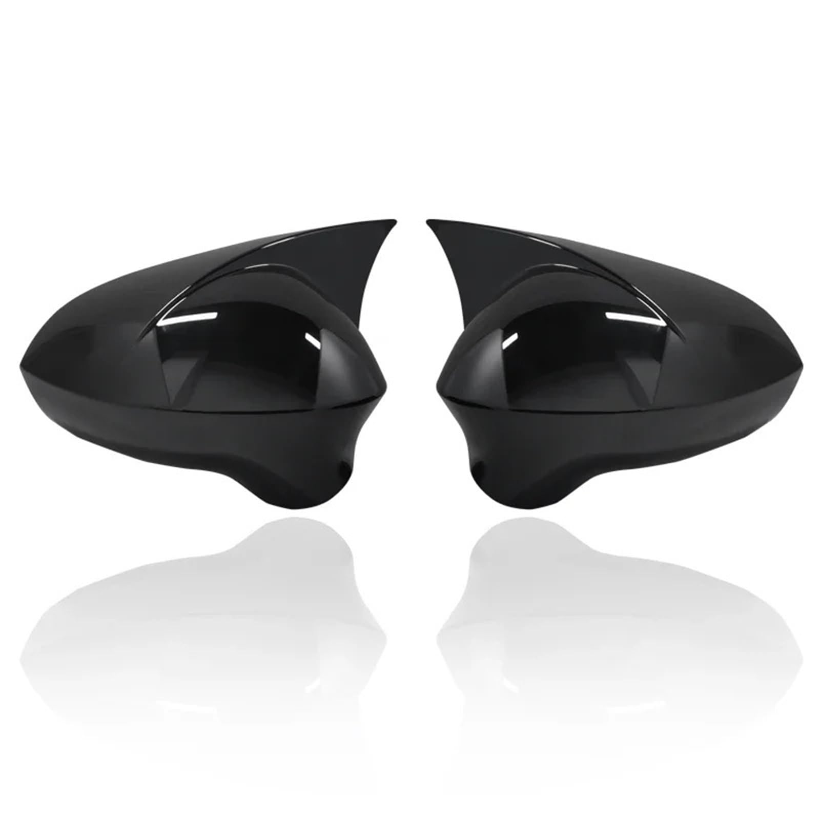 Spiegelkappen Für Seat Für Ibiza 2008 2009 2010 2011 2012 2013 2014 2015 2016 2017 Spiegelabdeckung Piano Black Außenzubehör Rückspiegel Abdeckung(ABS Black) von UMDJJU