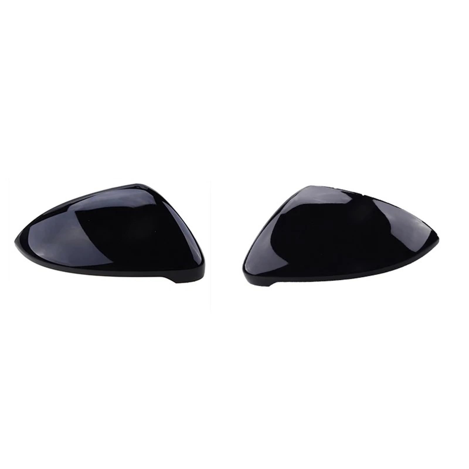 Spiegelkappen Für VW Für Golf 7 MK7 MK7.5 Für GTI R Für GTE Für GTD 2013-2020 Glänzend Schwarze Rückspiegelabdeckung Seitenspiegelkappen Autozubehör Rückspiegel Abdeckung(1 Pair) von UMDJJU