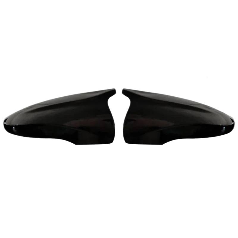 Spiegelkappen Für VW Für JETTA MK6 Für VW Für Passat B7 Für Scirocco Für Beetle CC Für Eos Rückspiegelabdeckung Hinzufügen Von Seitlichen Außenspiegelabdeckungskappen Rückspiegel Abdeckung(Gloss Black von UMDJJU