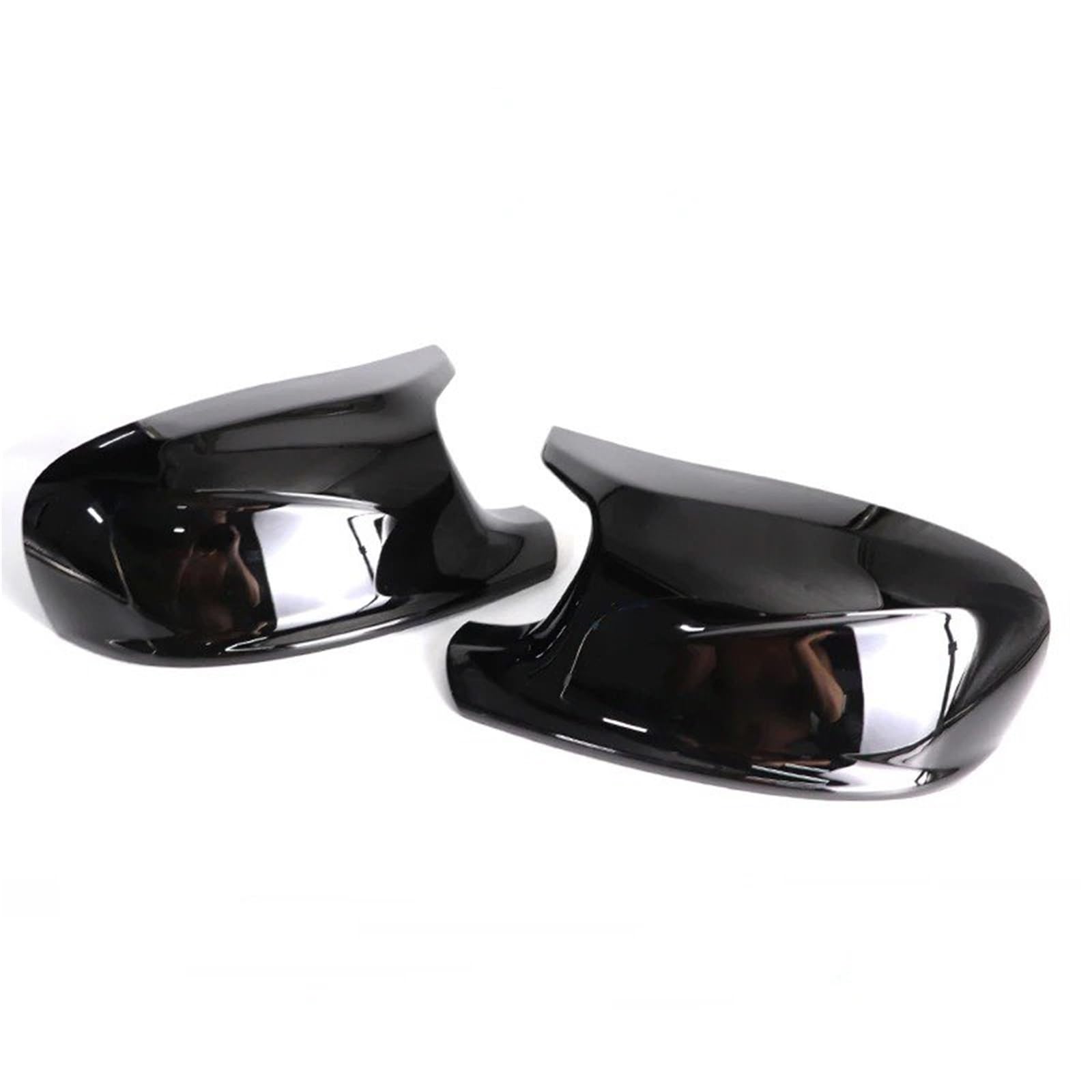 Spiegelkappen Für X1 E84 Für X3 F25 2010 2011 2012 2013 Pre-LCI Glatte Schwarze Auto-Rückspiegelabdeckung Seitenflügelspiegelabdeckung Rückspiegel Abdeckung(Bright Black) von UMDJJU