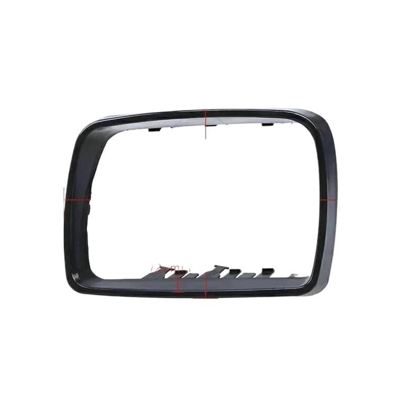 Spiegelkappen Für X5 (E53) 2000-2006 Flügel Tür Spiegel Abdeckung Gehäuse 51168254903 51168254904 51168266733 51168266734 51168256321 51168256322 Rückspiegel Abdeckung(Left 51168254903) von UMDJJU