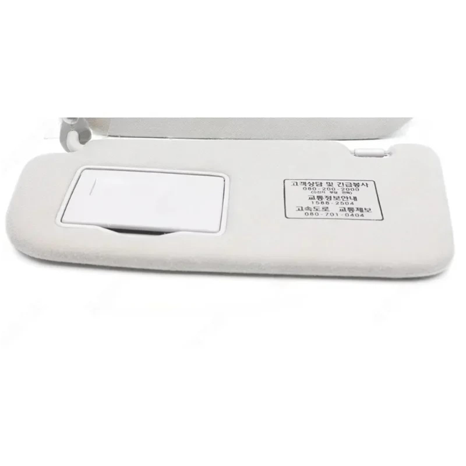 UMDJJU Auto-Sonnenblendenbaugruppe Für Kia Für Optima 2006-2009 Automobil Sonnenblende Mit Eitelkeit Spiegel Grau Beige Links Rechts 852012G010 852021G010 Blendfreie Sonnenblende(Gray Left) von UMDJJU