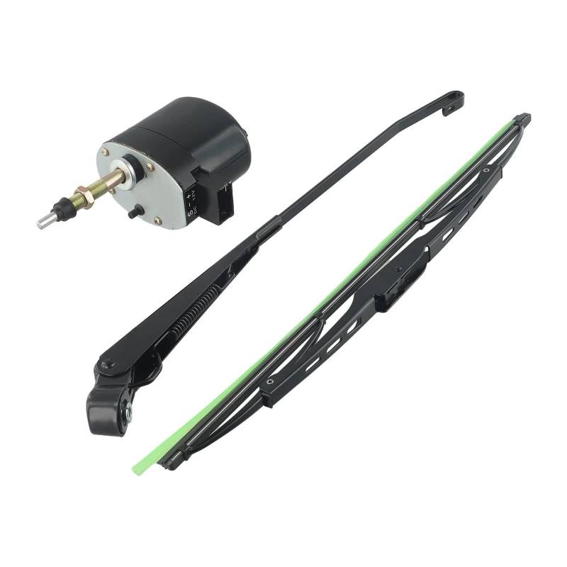 Universal 12V Scheibenwischermotor 105° Blatt Wischerarm Mit Blatt Für Traktor Boot RV Auto Zubehör Scheibenwischermotor Wischermotor von UMDJJU