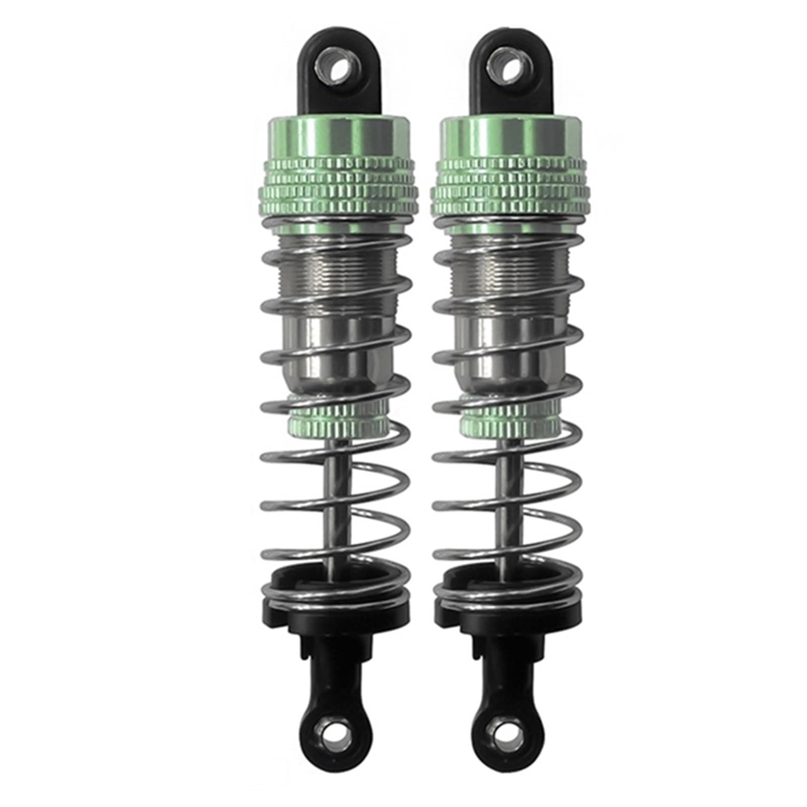 UNARAY Fit for MJX Hyper Go 73mm 80mm Metall Öl Stoßdämpfer Dämpfer Fit for H16H H16E H16P 16207 16208 16209 16210 RC Auto Upgrade Teile (Size : 2pcs 73mm Green) von UNARAY