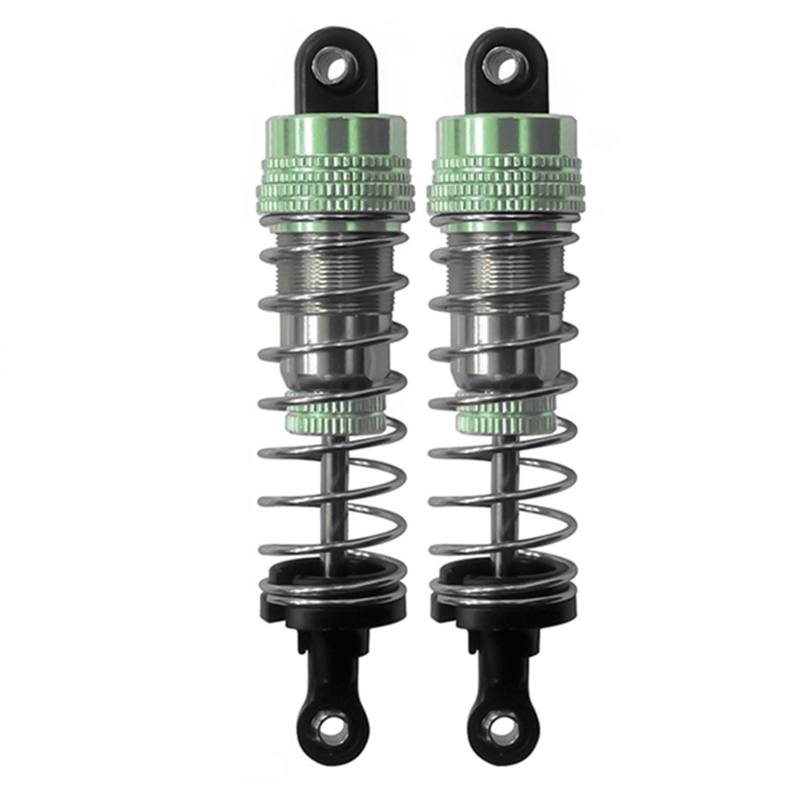 UNARAY Fit for MJX Hyper Go 73mm 80mm Metall Öl Stoßdämpfer Dämpfer Fit for H16H H16E H16P 16207 16208 16209 16210 RC Auto Upgrade Teile (Size : 2pcs 73mm Green) von UNARAY