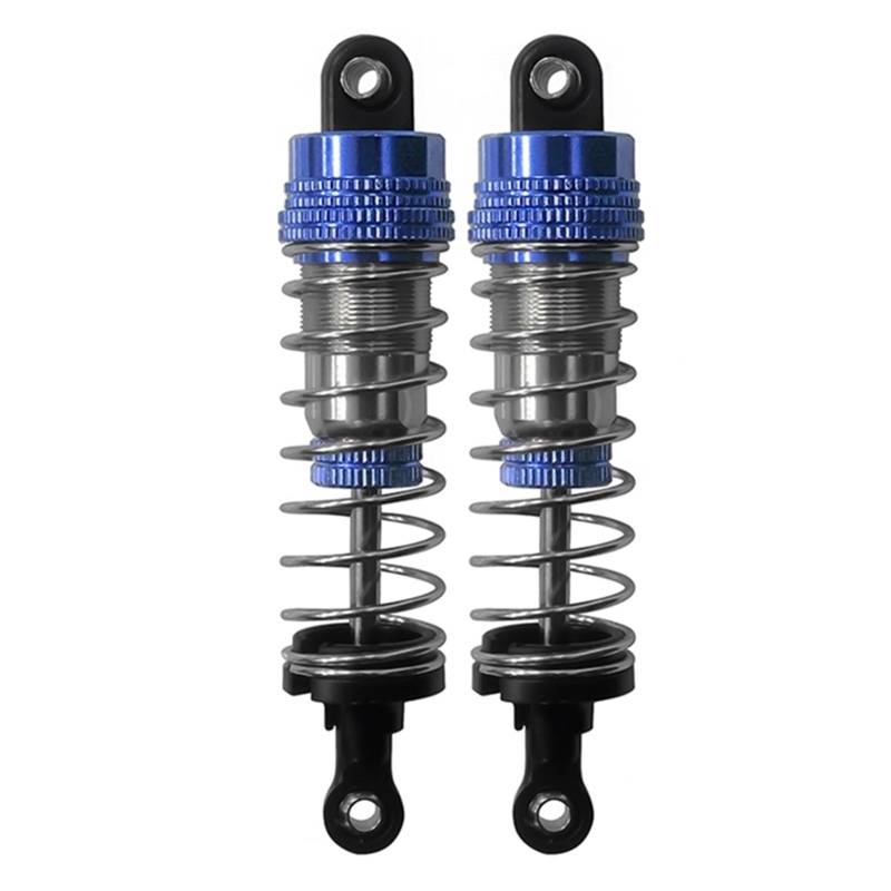 UNARAY Fit for MJX Hyper Go 73mm 80mm Metall Öl Stoßdämpfer Dämpfer Fit for H16H H16E H16P 16207 16208 16209 16210 RC Auto Upgrade Teile (Size : 2pcs 80mm Blue) von UNARAY
