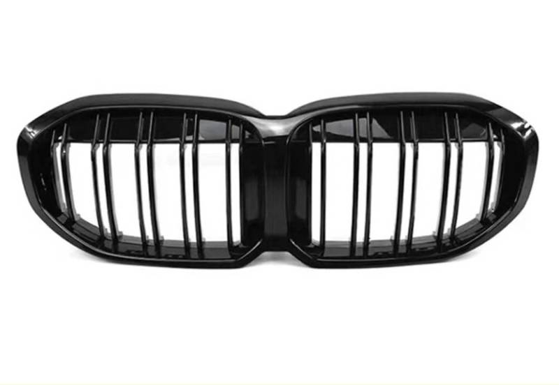 für BMW 1 Series F40 118i 120i 128ti 130i M135i xDrive 2020-2024 Auto Front Kühlergrille,Auto Frontstoßstange Radiator Kühlergrille Dekoration,Ersatz Zubehör.,A-Glossy Black 2 Line von UNCLE LIAO
