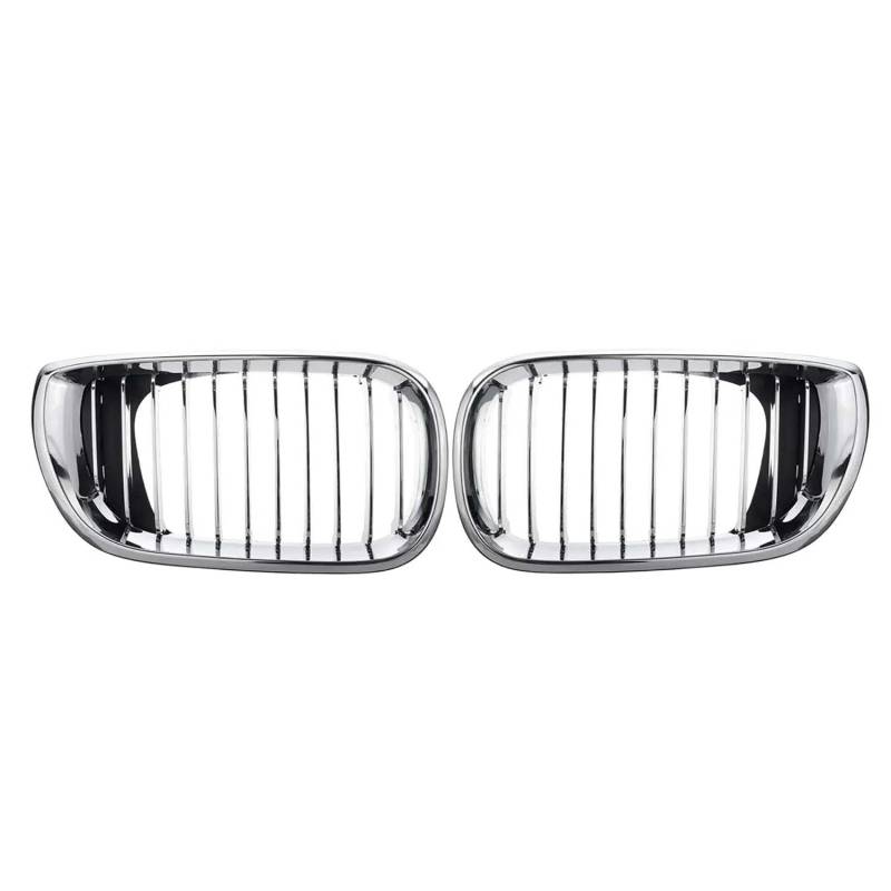 für BMW E46 4 Door Sedan 320i 325i 325Xi 330i Facelift 2002-2005 Auto Front Kühlergrille,Auto Frontstoßstange Radiator Kühlergrille Dekoration,Ersatz Zubehör.,A-All Chrome von UNCLE LIAO