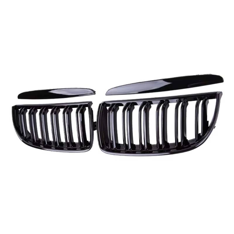 für BMW E90 E91 3 Series 323I 328I 335I 330I 325I 05-08 Auto Front Kühlergrille,Auto Frontstoßstange Radiator Kühlergrille Dekoration,Ersatz Zubehör.,A-Gloss Black von UNCLE LIAO