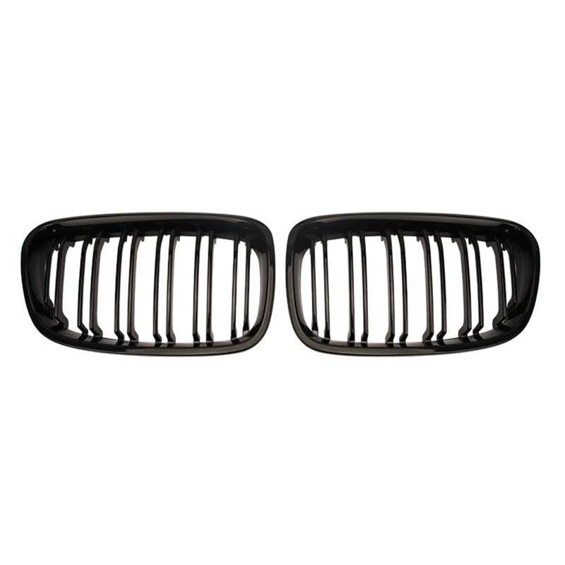 für BMW Serie 1 F20 F21 2011-2014 Auto Front Kühlergrille,Auto Frontstoßstange Radiator Kühlergrille Dekoration,Ersatz Zubehör.,A-Matte Black von UNCLE LIAO