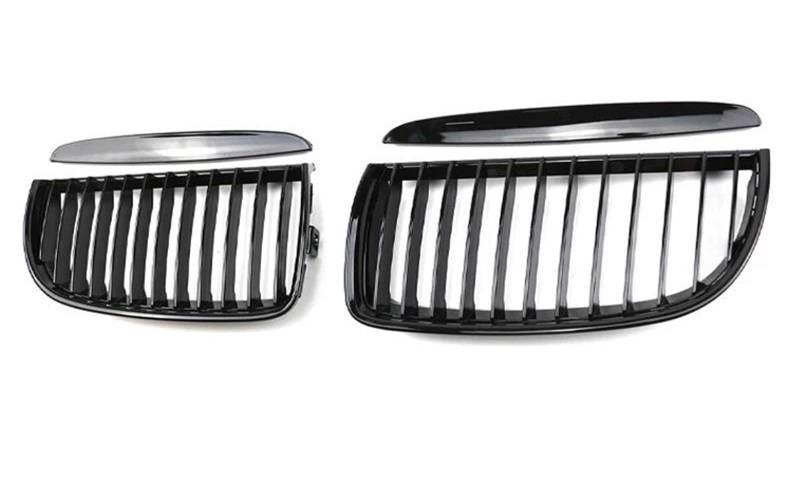 für BMW Serie 3 E90 E91 2005-2008 Auto Front Kühlergrille,Auto Frontstoßstange Radiator Kühlergrille Dekoration,Ersatz Zubehör. von UNCLE LIAO