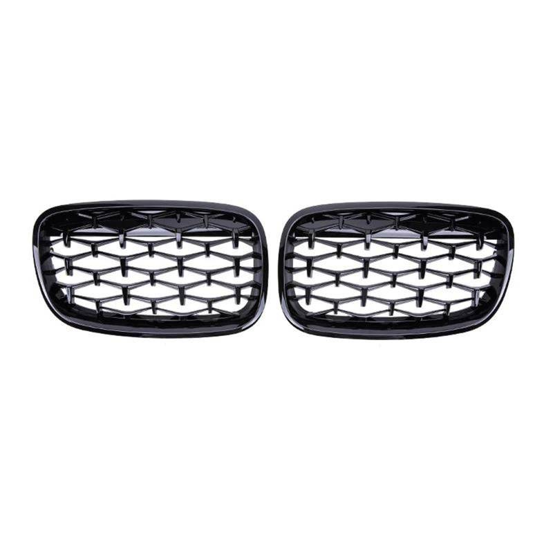für BMW X5 X6 E70 E71 2008 2009 2010 2011 2012 2013 Auto Front Kühlergrille,Auto Frontstoßstange Radiator Kühlergrille Dekoration,Ersatz Zubehör. von UNCLE LIAO