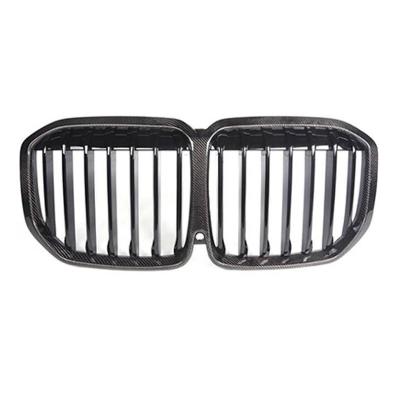 für BMW X7 G07 2019 2020 Auto Front Kühlergrille,Auto Frontstoßstange Radiator Kühlergrille Dekoration,Ersatz Zubehör.,A-Fibra Di Carbonio von UNCLE LIAO