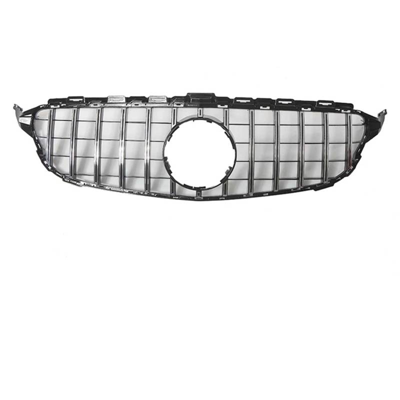 für Mercedes Benz C-Class W205 2015-2018 C180 C200 C250 C300 Auto Front Kühlergrille,Auto Frontstoßstange Radiator Kühlergrille Dekoration,Ersatz Zubehör.,I-GTR-Chrome Silver von UNCLE LIAO