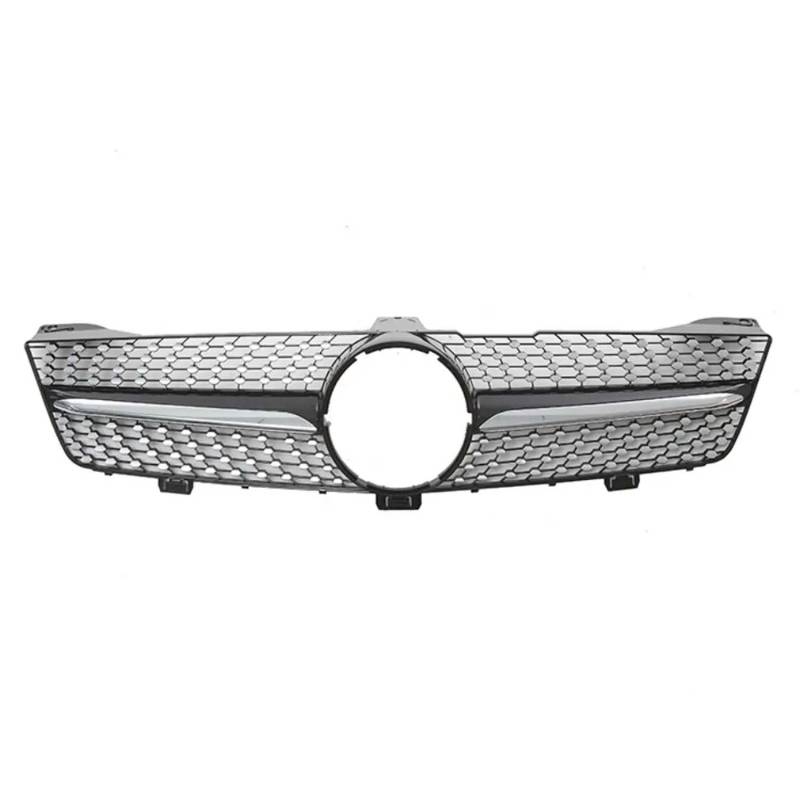 für Mercedes Benz CLS W219 CLS350 CLS500 2005-2008 Auto Front Kühlergrille,Auto Frontstoßstange Radiator Kühlergrille Dekoration,Ersatz Zubehör.,C-Diamond-Chrome Black von UNCLE LIAO