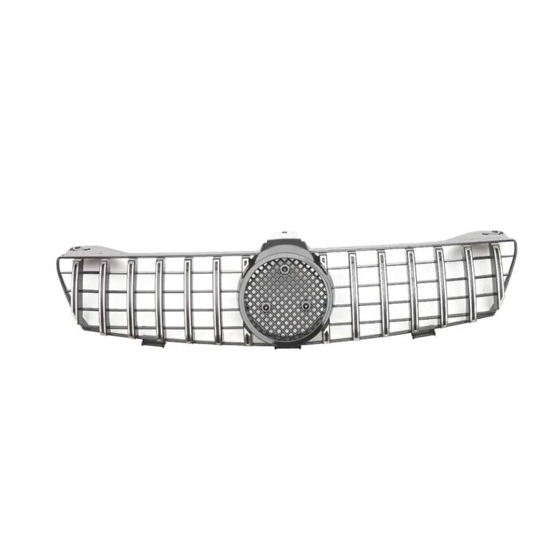 für Mercedes Benz CLS W219 CLS350 CLS500 2005-2008 Auto Front Kühlergrille,Auto Frontstoßstange Radiator Kühlergrille Dekoration,Ersatz Zubehör.,F-GTR-Chrome Silver von UNCLE LIAO